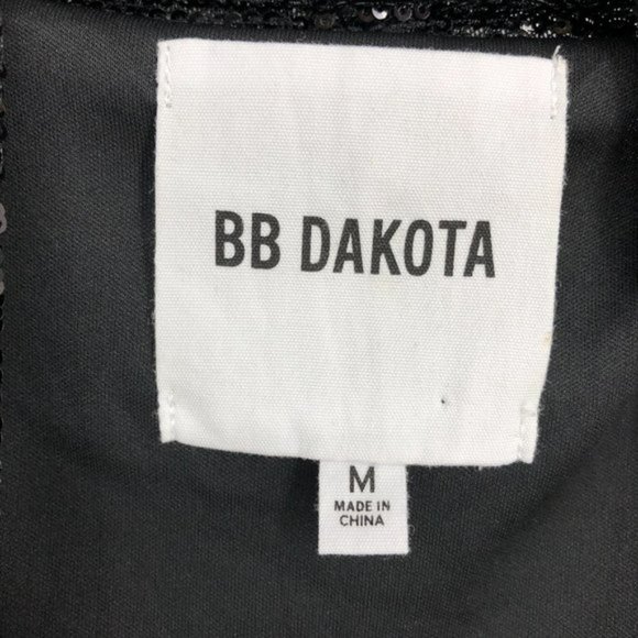 BB Dakota Rare Black Show Stopper Sequin Duster   Fashion Blogger Favourite - Picture 5 of 7